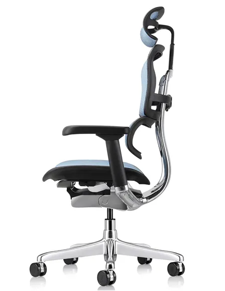 Крісло ERGOHUMAN ELITE 2 (EHE2-AB-HAM-5D-L, сітка T-168-B4 Cobalt), ергономічне