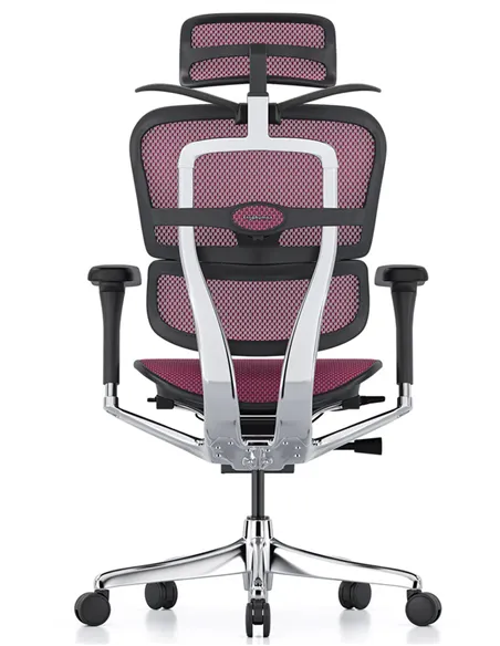 Крісло ERGOHUMAN ELITE 2 (EHE2-AB-HAM-5D-L, сітка T-168-B5 Pink), ергономічне