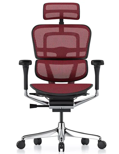 Крісло ERGOHUMAN ELITE 2 (EHE2-AB-HAM-5D-L, сітка T-168-B3 Scarlet), ергономічне