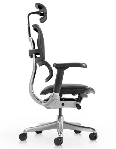 Крісло ERGOHUMAN ELITE 2, BLACK LEATHER, ергономічне