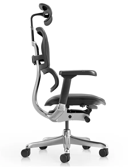 Крісло ERGOHUMAN ELITE 2, BLACK LEATHER, ергономічне