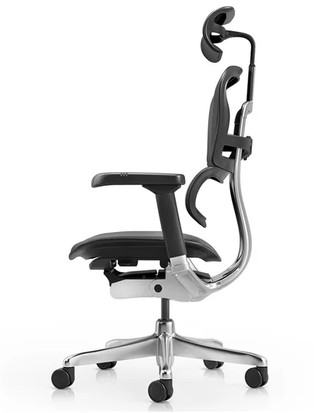 Крісло ERGOHUMAN ELITE 2, BLACK LEATHER, ергономічне