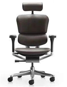 Крісло ERGOHUMAN ELITE 2, BROWN LEATHER, ергономічне 2