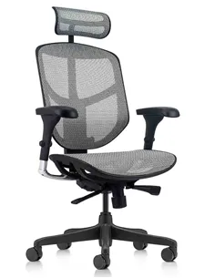 Крісло ENJOY BUDGET 2 GREY MESH  ергономічне