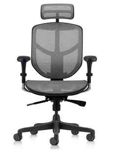 Крісло ENJOY BUDGET 2 GREY MESH  ергономічне 2