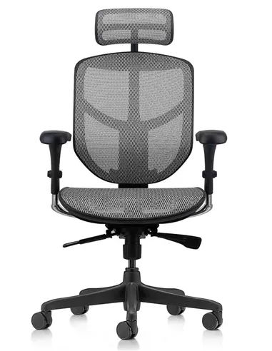 Крісло ENJOY BUDGET 2 GREY MESH  ергономічне