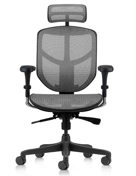 Крісло ENJOY BUDGET 2 GREY MESH  ергономічне