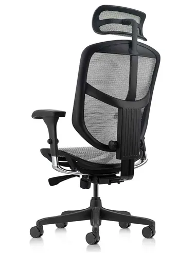Крісло ENJOY BUDGET 2 GREY MESH  ергономічне