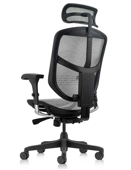 Крісло ENJOY BUDGET 2 GREY MESH  ергономічне