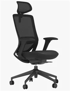 Крісло KRESLALUX SWIFT GHB BLACK, офісне, комп'ютерне