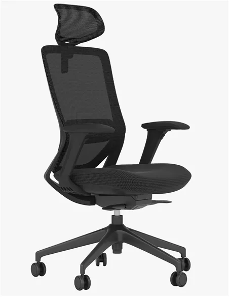 Кресло KRESLALUX SWIFT GHB BLACK, офисное, компьютерное