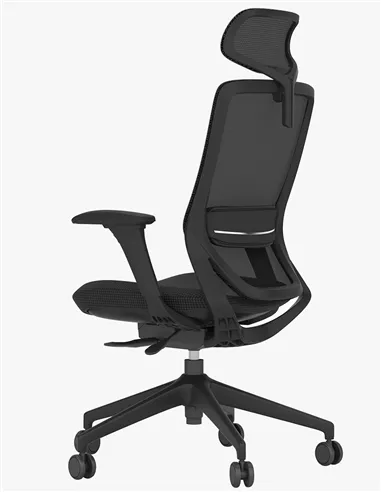 Кресло KRESLALUX SWIFT GHB BLACK, офисное, компьютерное