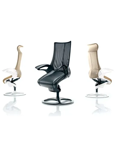Крісло Okamura Leopard роботизоване на круглій базі