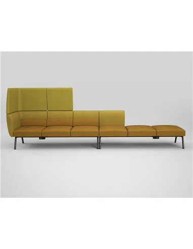 Кресло посетителя LD SEATING NIDO NI-K1-L-N1 тканевое