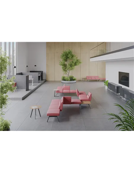 Кресло посетителя LD SEATING NIDO NI-K1-H-N1 тканевое