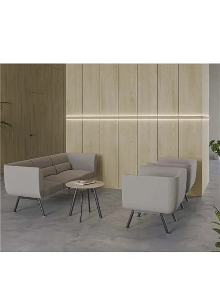 Кресло посетителя LD SEATING NIDO NI-K3-L-N1 тканевое