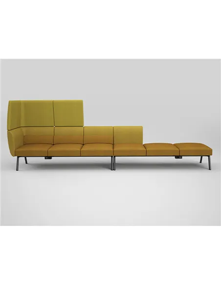 Кресло посетителя LD SEATING NIDO NI-K3-L-N1 тканевое