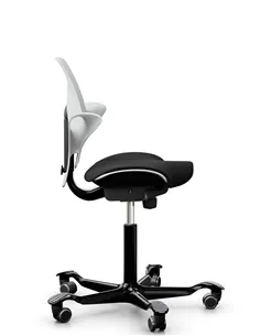 Крісло HAG CAPISCO PULS 8020 White Black, ергономічне 2