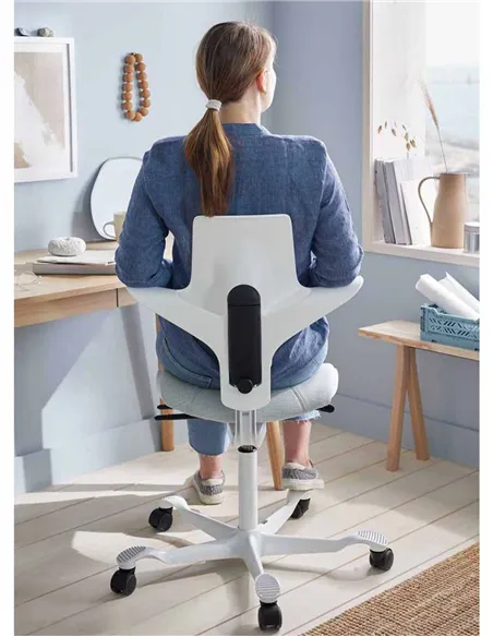 Крісло HAG CAPISCO PULS 8020 White Black, ергономічне