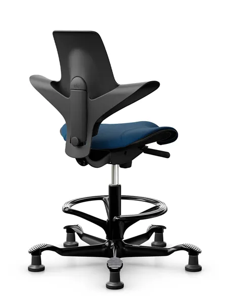 Кресло HAG CAPISCO PULS 8020 Black, эргономичное, с подставкой под ноги