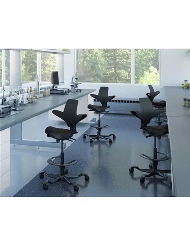 Кресло HAG CAPISCO PULS 8020 Black, эргономичное, с подставкой под ноги