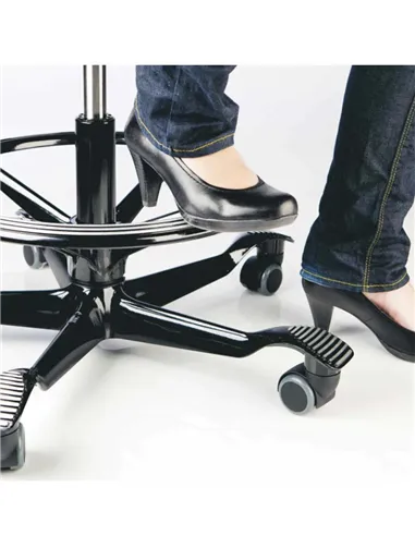 Кресло HAG CAPISCO PULS 8020 Black, эргономичное, с подставкой под ноги