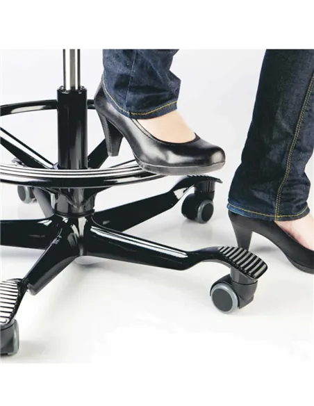 Кресло HAG CAPISCO PULS 8020 Black, эргономичное, с подставкой под ноги