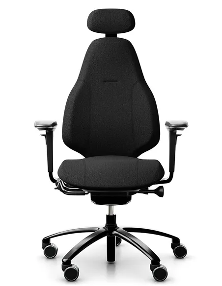 Крісло FLOKK RH MEREO 220 BLACK ергономічне, новозеландська вовна SELECT (GABRIEL)
