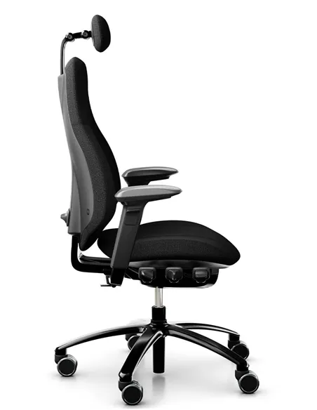 Крісло FLOKK RH MEREO 220 BLACK ергономічне, новозеландська вовна SELECT (GABRIEL)