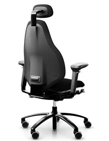 Крісло FLOKK RH MEREO 220 BLACK ергономічне, новозеландська вовна SELECT (GABRIEL)