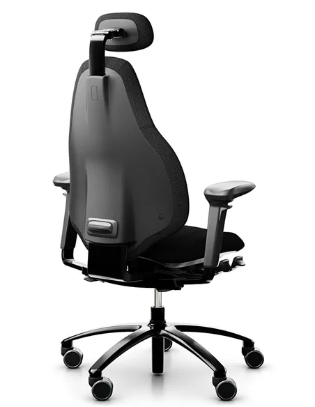 Крісло FLOKK RH MEREO 220 BLACK ергономічне, новозеландська вовна SELECT (GABRIEL)