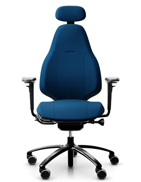 Крісло FLOKK RH MEREO 220 BLACK ергономічне, новозеландська вовна SELECT (GABRIEL)