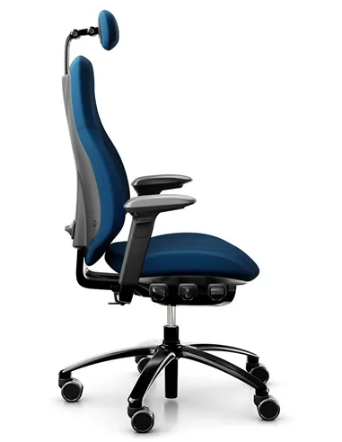 Крісло FLOKK RH MEREO 220 BLACK ергономічне, новозеландська вовна SELECT (GABRIEL)