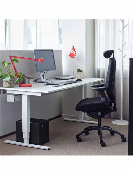 Крісло FLOKK RH MEREO 220 BLACK ергономічне, новозеландська вовна SELECT (GABRIEL)