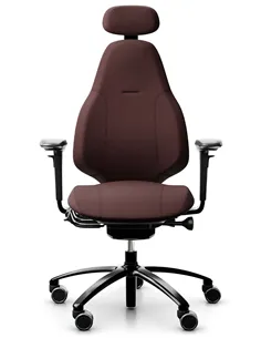 Крісло FLOKK RH MEREO 220 BLACK ергономічне, новозеландська вовна SELECT (GABRIEL)