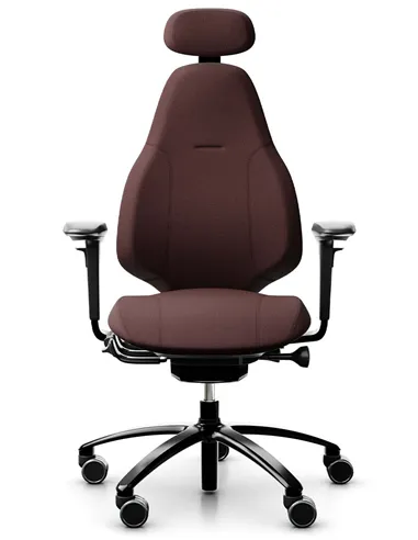 Крісло FLOKK RH MEREO 220 BLACK ергономічне, новозеландська вовна SELECT (GABRIEL)