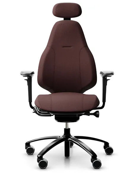 Крісло FLOKK RH MEREO 220 BLACK ергономічне, новозеландська вовна SELECT (GABRIEL)