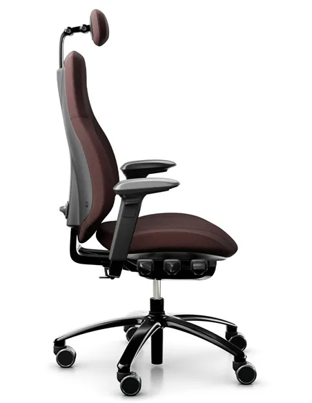 Крісло FLOKK RH MEREO 220 BLACK ергономічне, новозеландська вовна SELECT (GABRIEL)