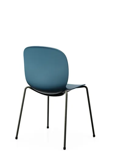 Крісло PROFIM NOOR 4-LEGS 6050 TEAL BLUE , для відвідувача