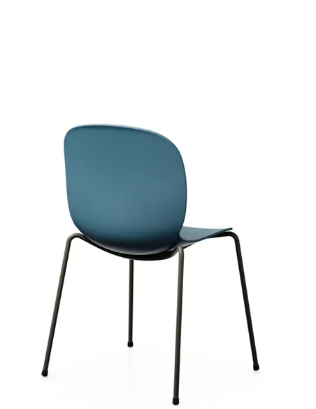 Крісло PROFIM NOOR 4-LEGS 6050 TEAL BLUE , для відвідувача