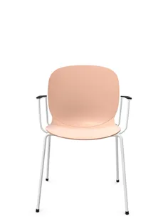 Крісло PROFIM NOOR 4-LEGS 6050 ROSE, для відвідувача, з підлокітниками