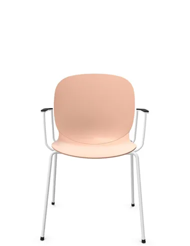 Кресло PROFIM NOOR 4-LEGS 6050 ROSE, для посетителя, с подлокотниками