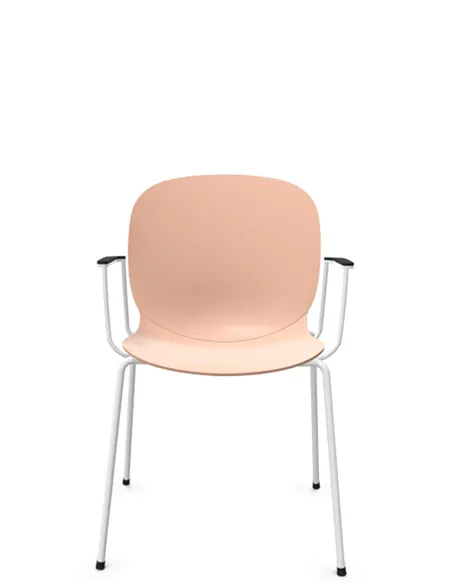 Кресло PROFIM NOOR 4-LEGS 6050 ROSE, для посетителя, с подлокотниками