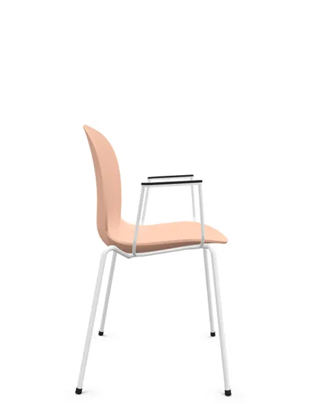 Кресло PROFIM NOOR 4-LEGS 6050 ROSE, для посетителя, с подлокотниками