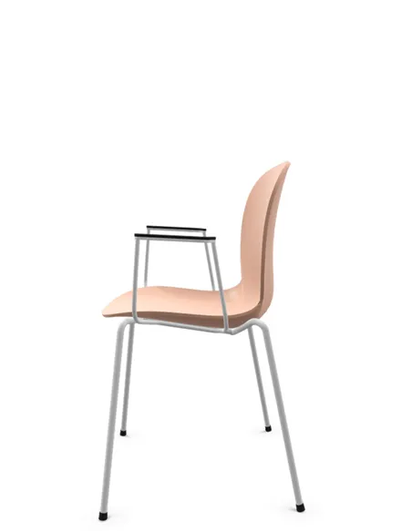 Кресло PROFIM NOOR 4-LEGS 6050 ROSE, для посетителя, с подлокотниками