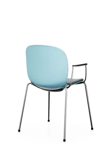 Кресло PROFIM NOOR 4-LEGS 6050S SKY, для посетителя, с подлокотниками