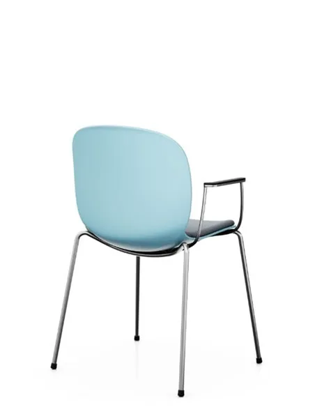 Кресло PROFIM NOOR 4-LEGS 6050S SKY, для посетителя, с подлокотниками