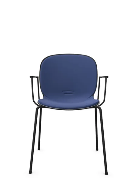 Кресло PROFIM NOOR 4-LEGS 6050SB GRAPHITE, для посетителя, с подлокотниками