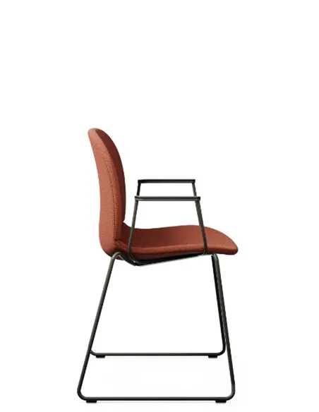 Крісло PROFIM NOOR SLEDGEBASE 6060F, для відвідувача, з підлокітниками