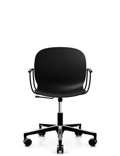 Крісло PROFIM NOOR FOOTBASE 6070 BLACK, з підлокітниками